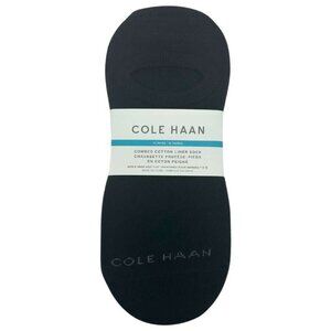 Cole Haan | Men's Black Combed Cotton Liner Socks | 10 Pairs